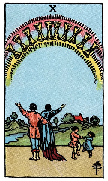 컵 10 타로 카드